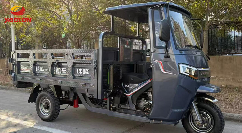 Semi-enclosed Motorized Cargo Tricycle - HANPAI-U3P