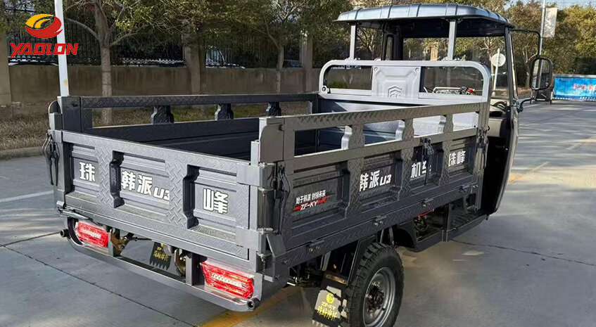 Semi-enclosed Motorized Cargo Tricycle - HANPAI-U3P