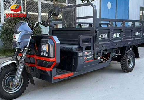 Extreme Electric Tipper! Hanpai D3-P Dual Hydraulic Dump Cargo Tricycle