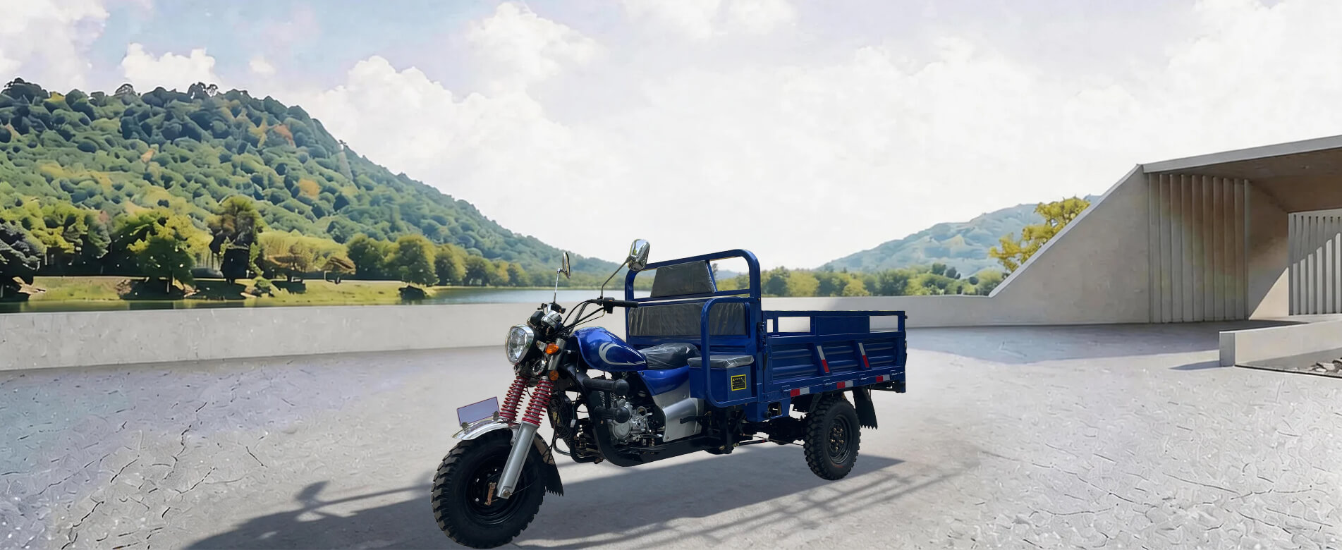 Gasoline Cargo Tricycle – B150